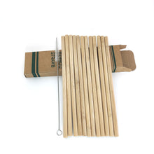 Load image into Gallery viewer, Eco-Friendly Bamboo Drinking Reusable Straws
