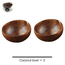 Load image into Gallery viewer, Natural Coconut Bowl Spoon Set
