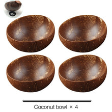 Load image into Gallery viewer, Natural Coconut Bowl Spoon Set
