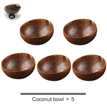 Load image into Gallery viewer, Natural Coconut Bowl Spoon Set
